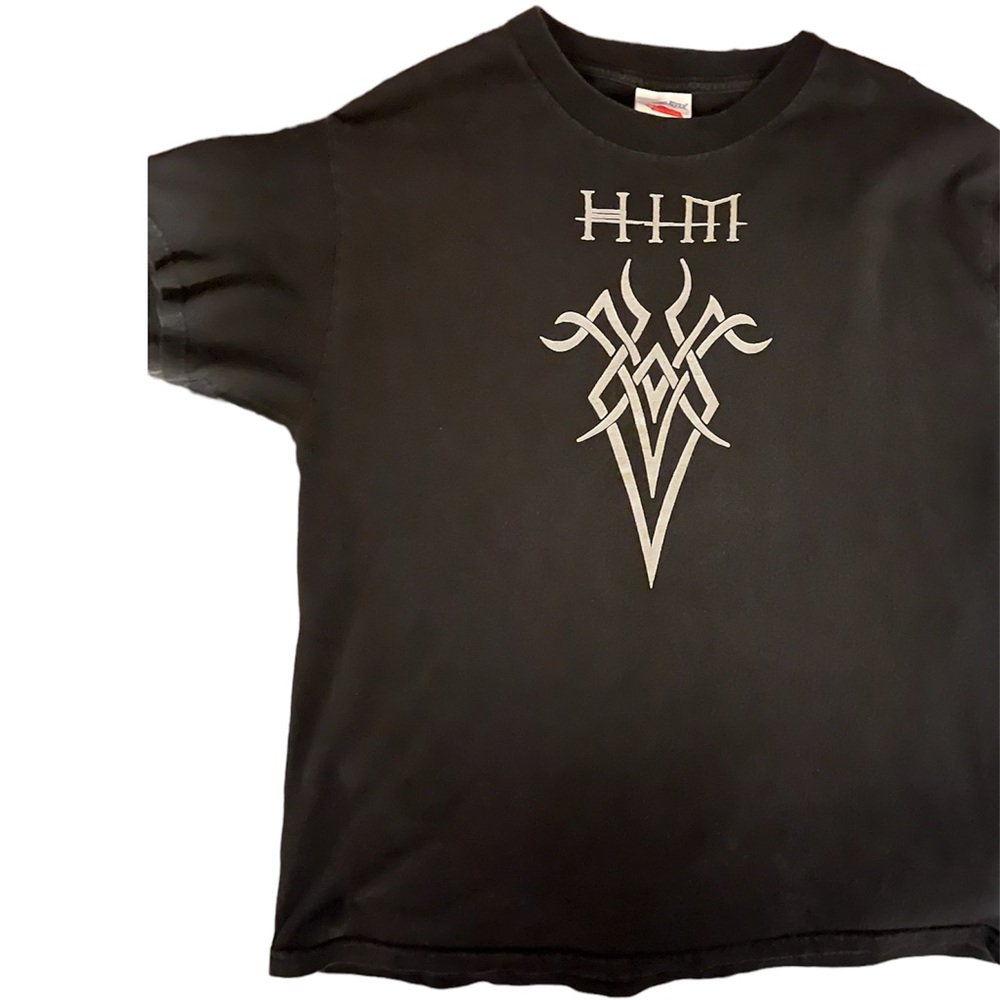 -Vintage- HIM “tribal” logo t-shirt 2003